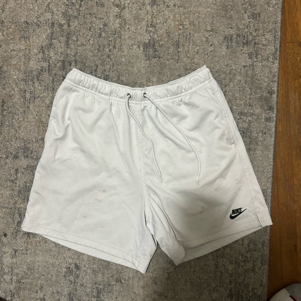 Nike Men's White Athletic Shorts